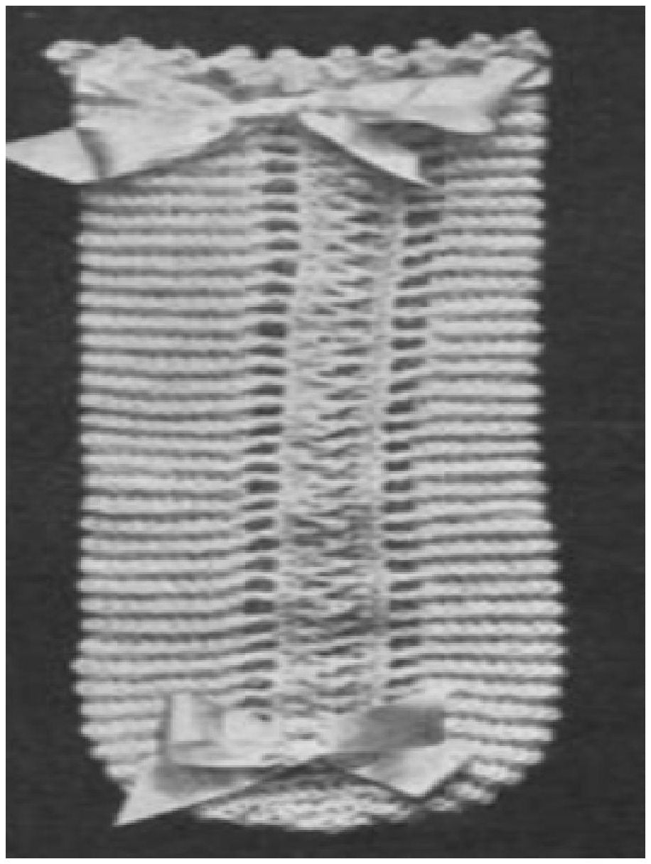 PATTERN #0863 LADY'S BED SOCK VINTAGE CROCHET