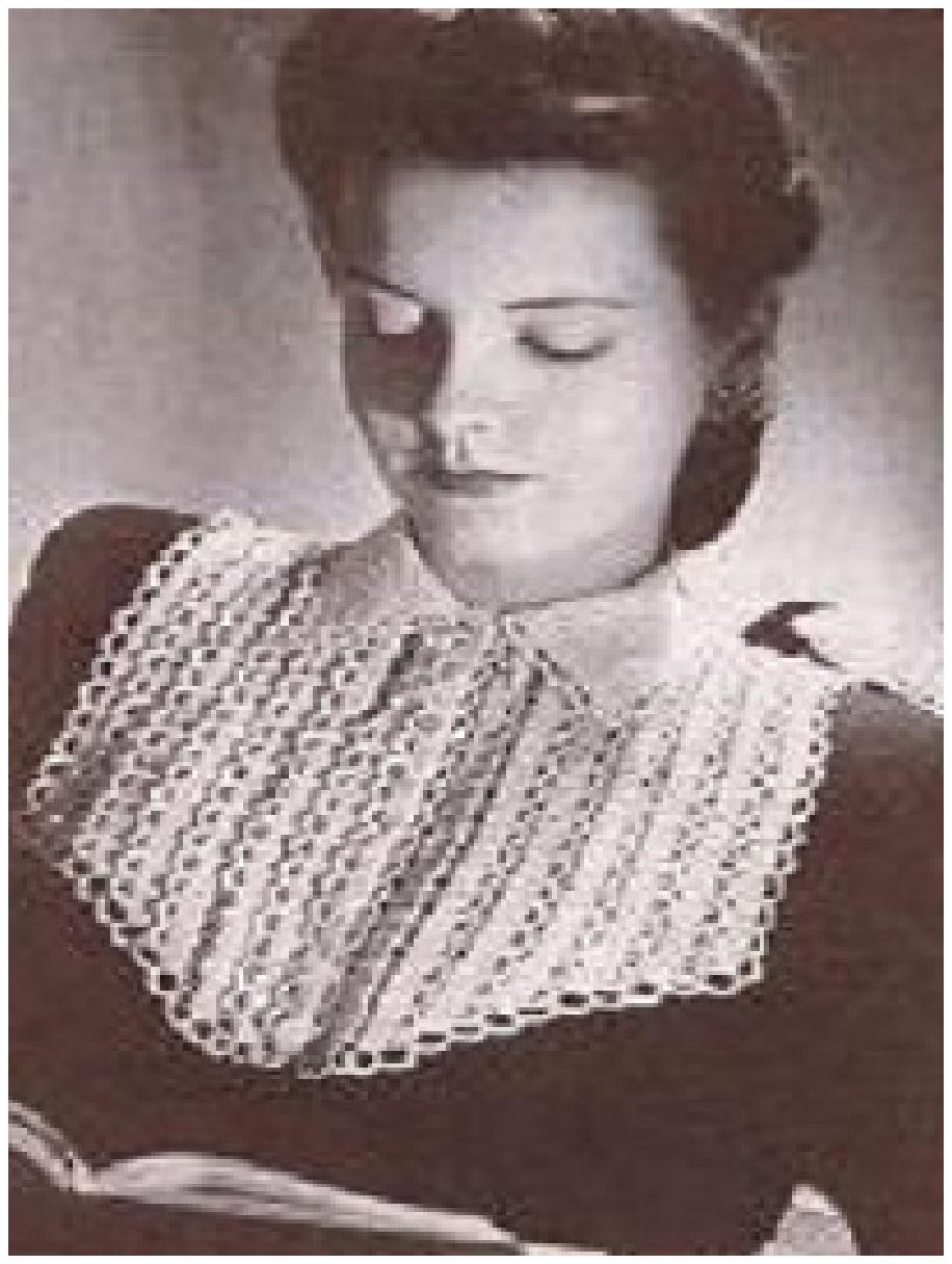 PATTERN #0877 SCALLOPED YOKE VINTAGE CROCHET