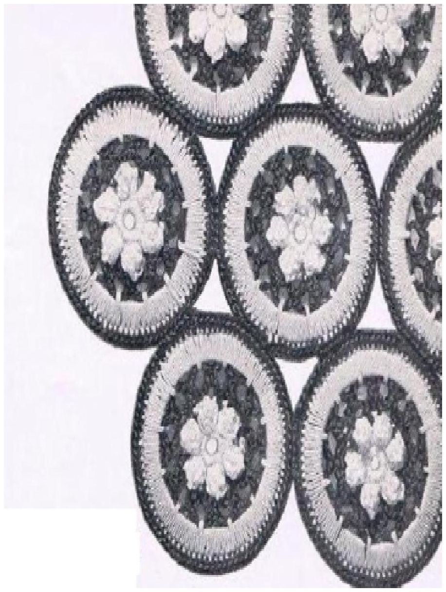 PATTERN #0880 HOT PLATE RUBBER RING MAT VINTAGE CROCHET