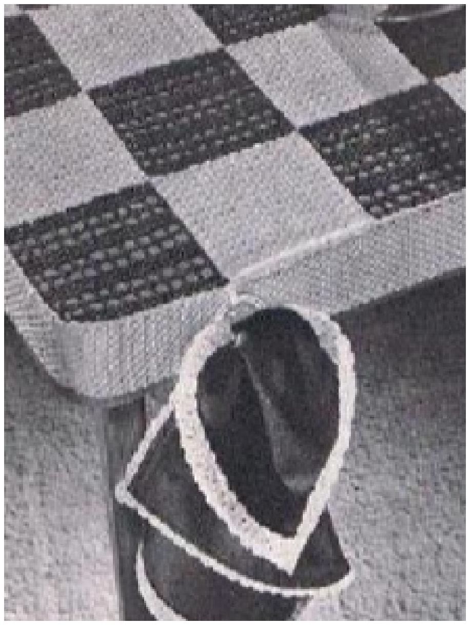 PATTERN #0889 BRIDGE CLOTH WITH NAPKINS VINTAGE KNITTING
