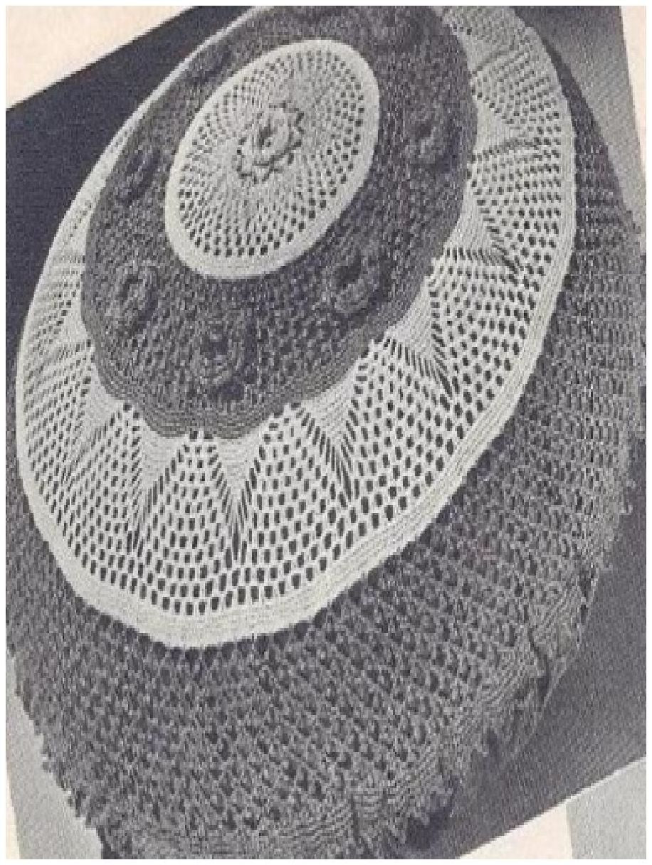 PATTERN #0893 PILLOW TOP VINTAGE CROCHET