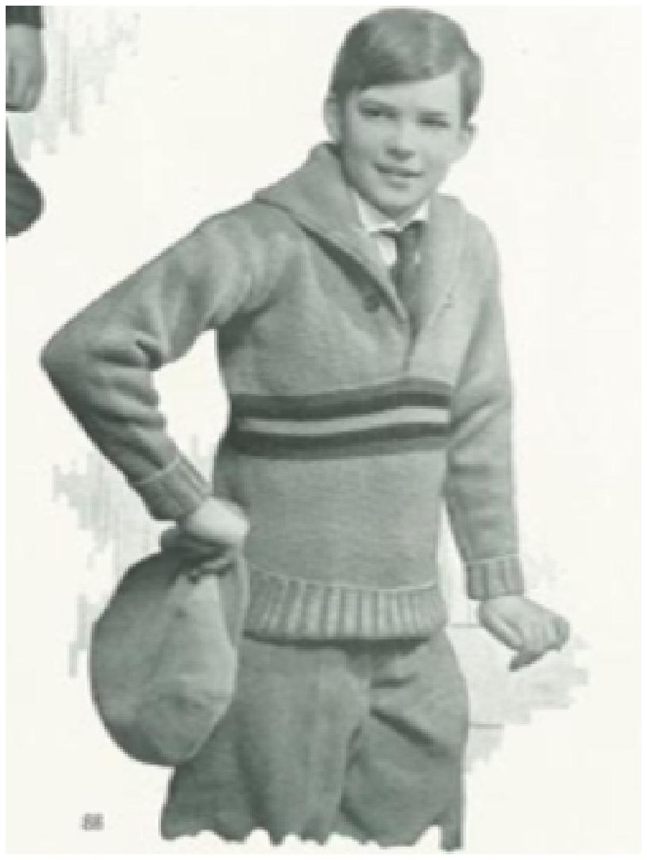 PATTERN #0896 THE NAYLOR SWEATER VINTAGE KNITTING