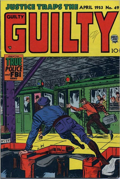 Justice Traps the Guilty Number 49 Crime Comic Book