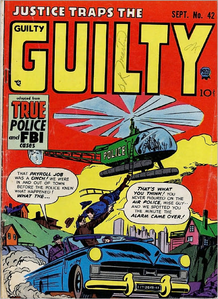 Justice Traps the Guilty Number 42 Crime Comic Book