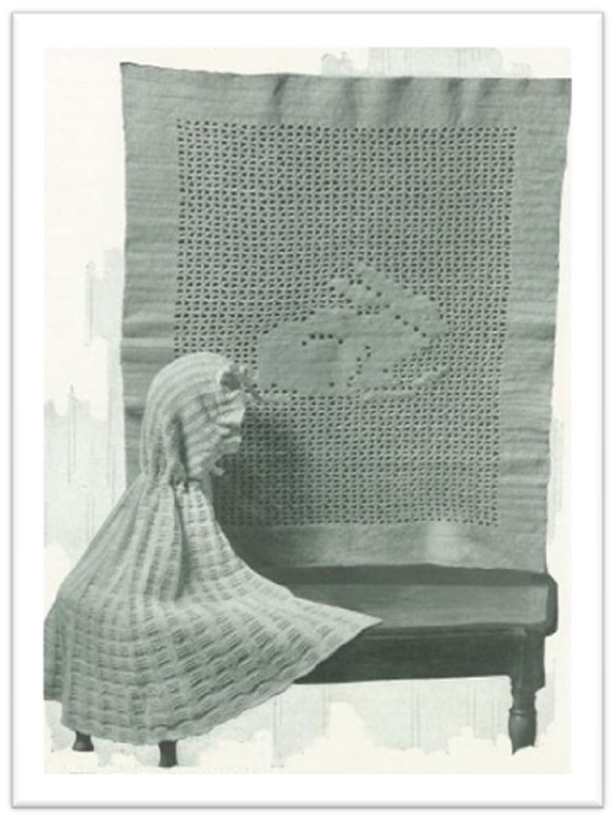 PATTERN #0908 THE ALDERSON AFGHAN & CAPE VINTAGE CROCHET