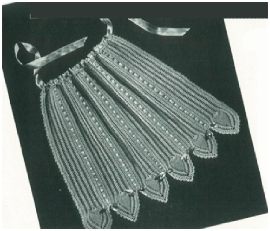 PATTERN #0925 APRON VINTAGE CROCHET