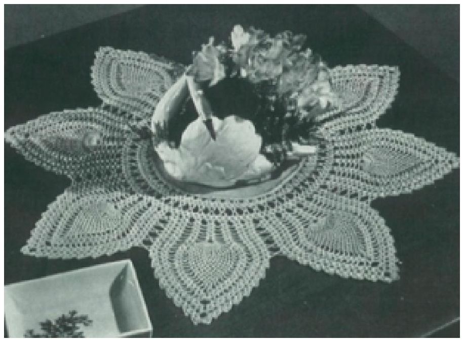 PATTERN #0928 PINEAPPLE DOILY VINTAGE CROCHET
