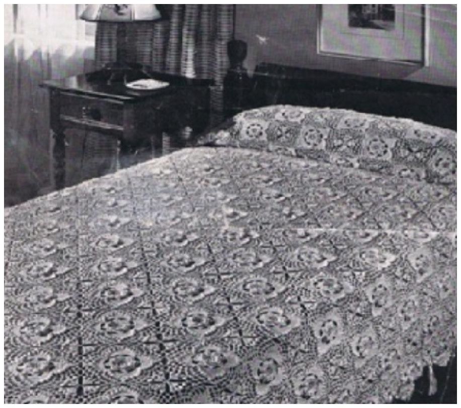 PATTERN #0931 IRISH CROCHET BEDSPREAD VINTAGE CROCHET