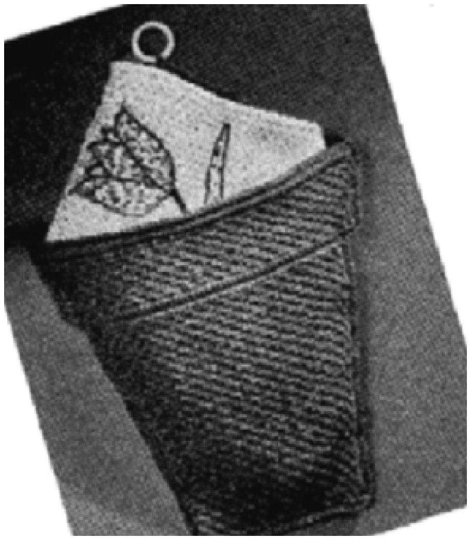 PATTERN #0953 FLOWER POT POTHOLDER VINTAGE CROCHET