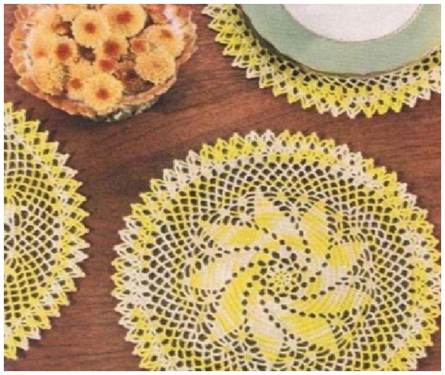 PATTERN #0956 THE PINWHEEL DOILY VINTAGE CROCHET