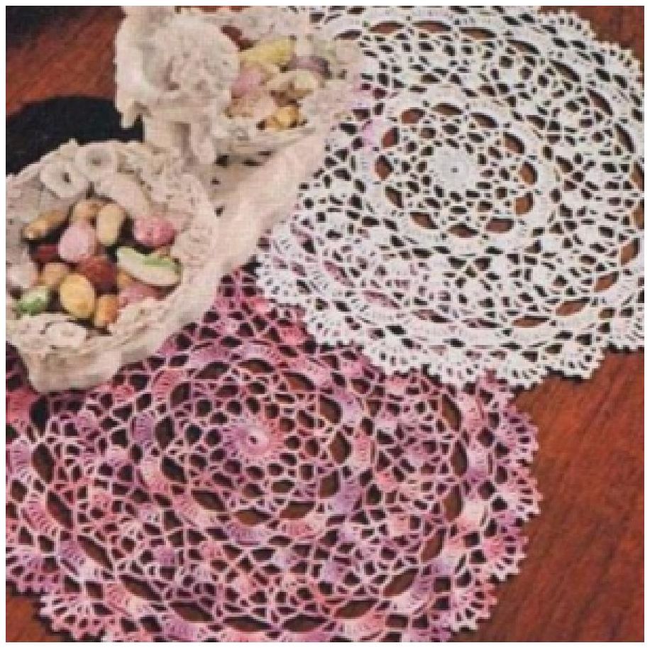 PATTERN #0957 LAVENDER DOILY VINTAGE CROCHET