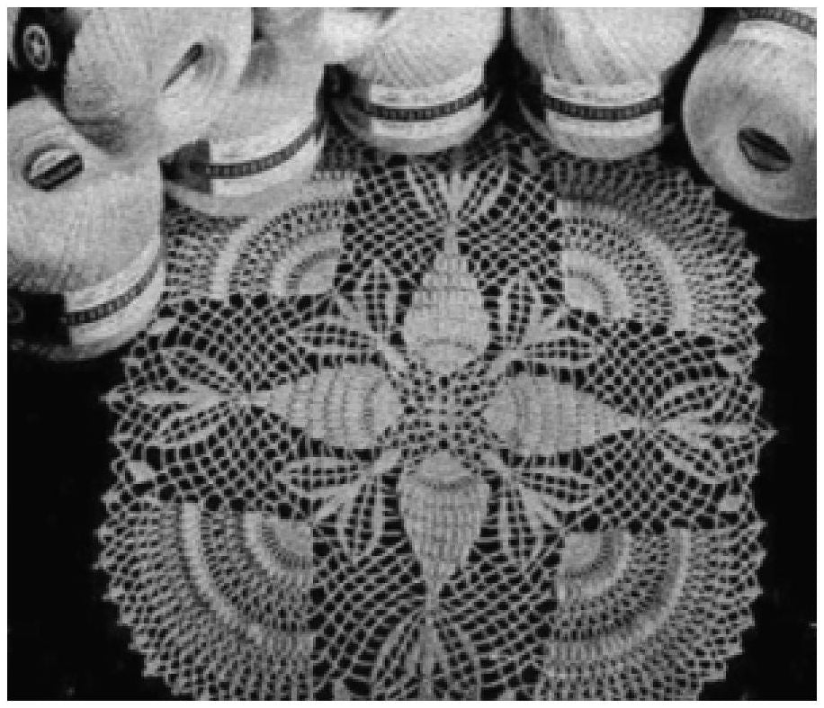 PATTERN #0969 POPCORN AND PINEAPPLES VINTAGE CROCHET