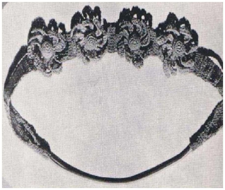 PATTERN #0996 HAIR BAND VINTAGE CROCHET