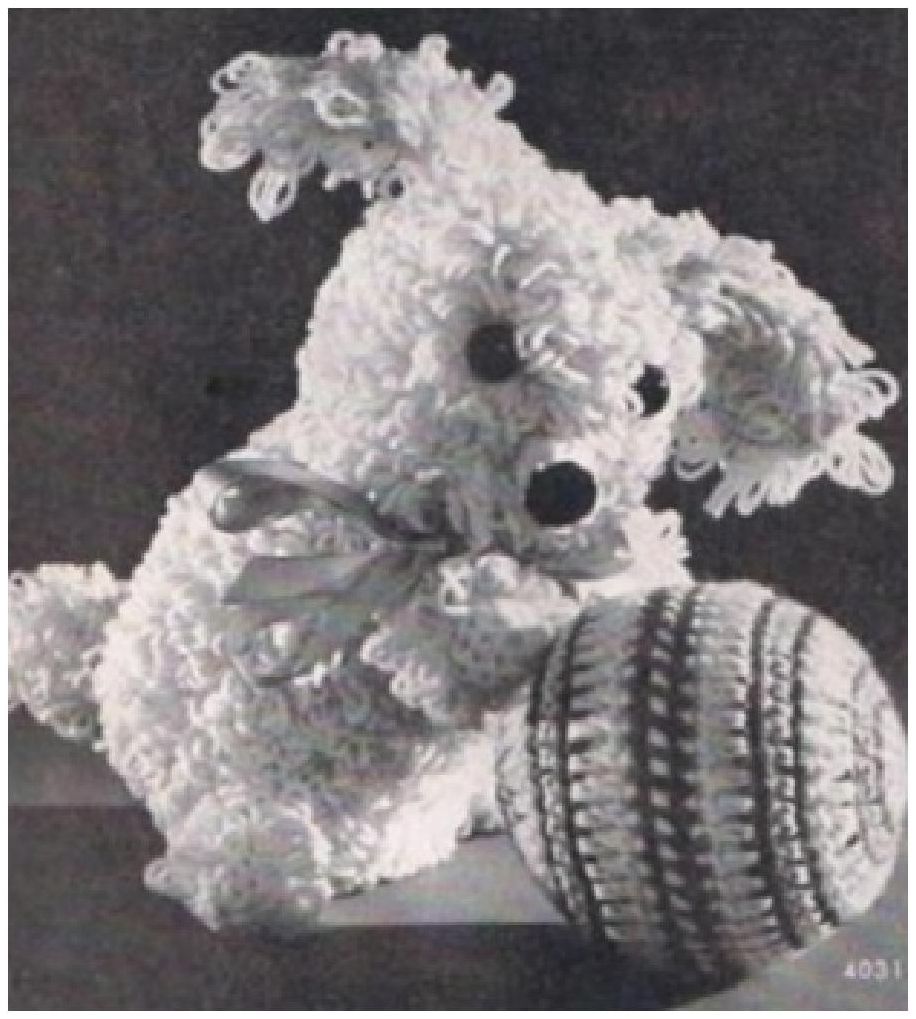 PATTERN #1015 LOOPY DOG VINTAGE CROCHET