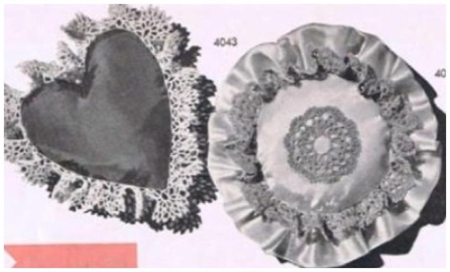 PATTERN #1016 PIN CUSHIONS VINTAGE CROCHET