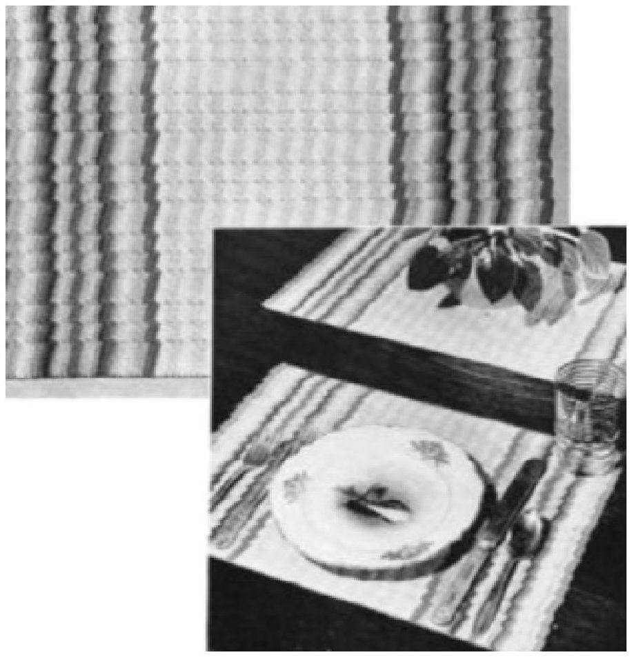 PATTERN #1022 RIPPLING STRIPES VINTAGE CROCHET