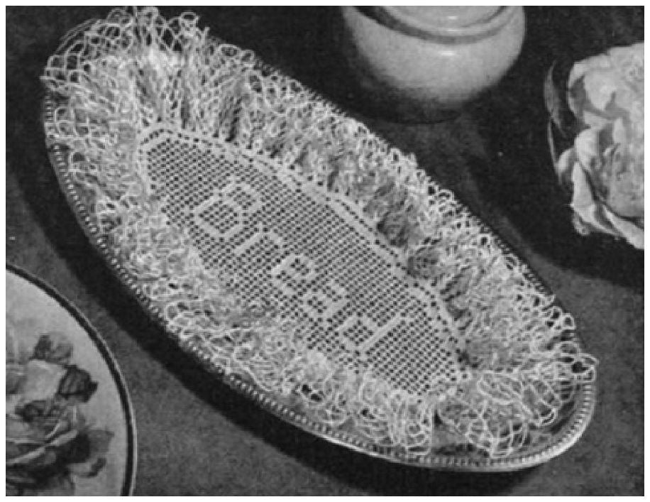PATTERN #1026 SERVICE FRILLS VINTAGE CROCHET