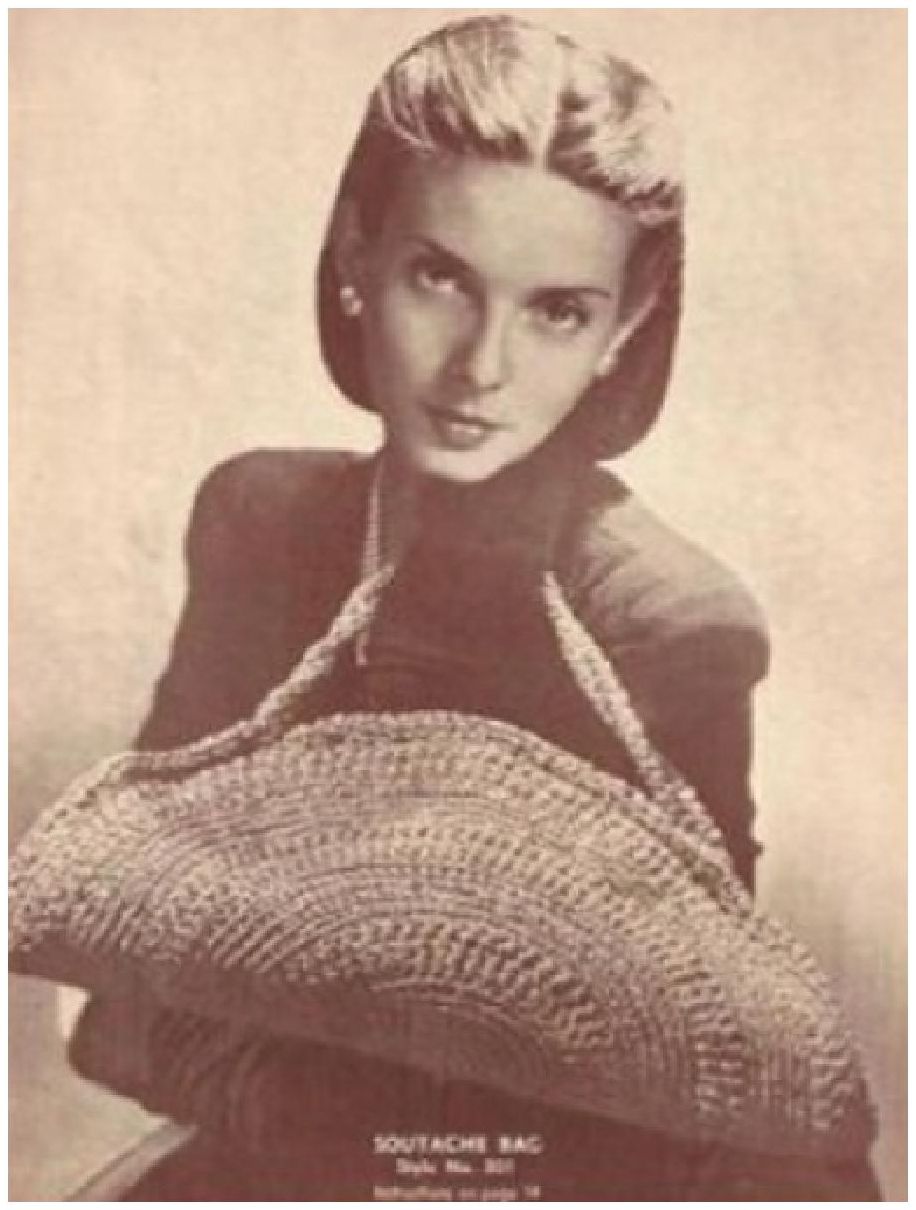 PATTERN #1043 PRISSY POUCH VINTAGE CROCHET