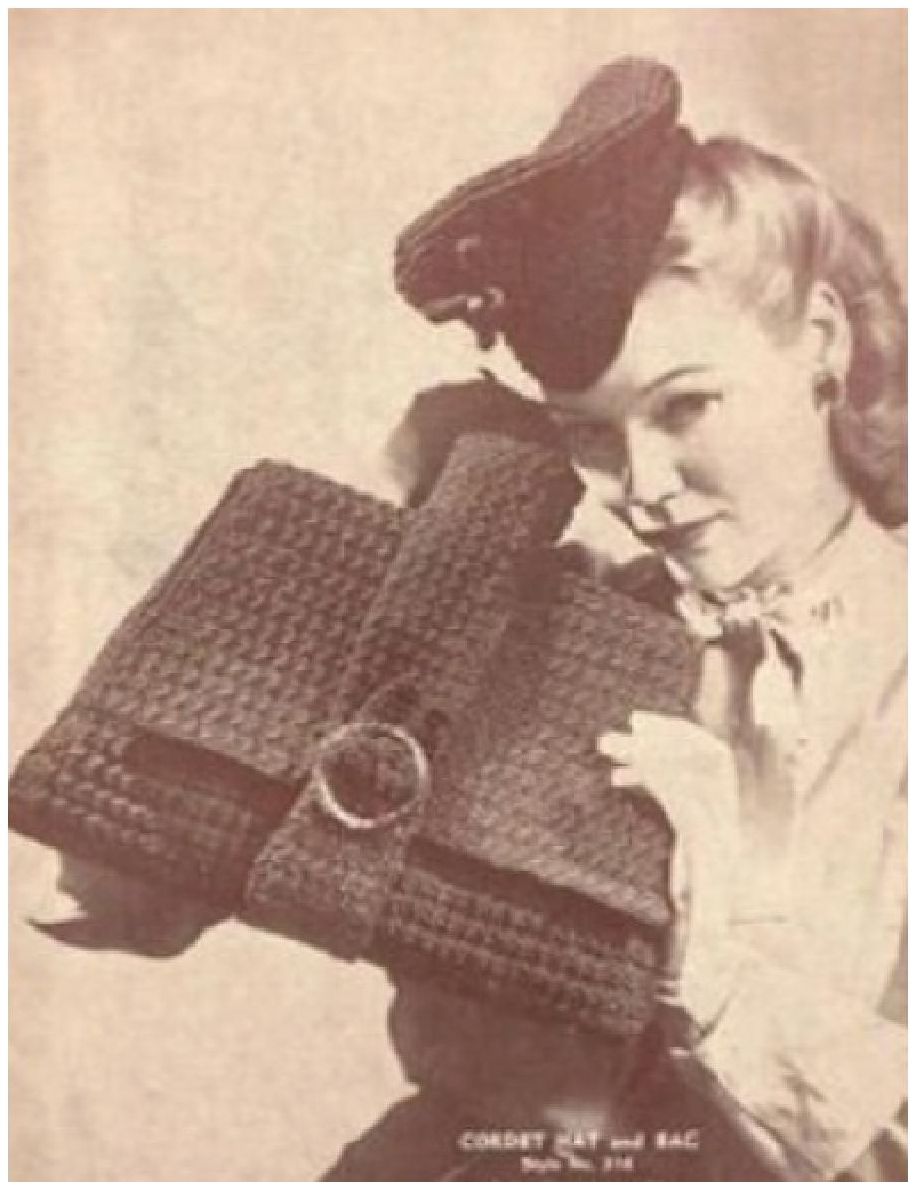 PATTERN #1045 BELT BAG VINTAGE CROCHET