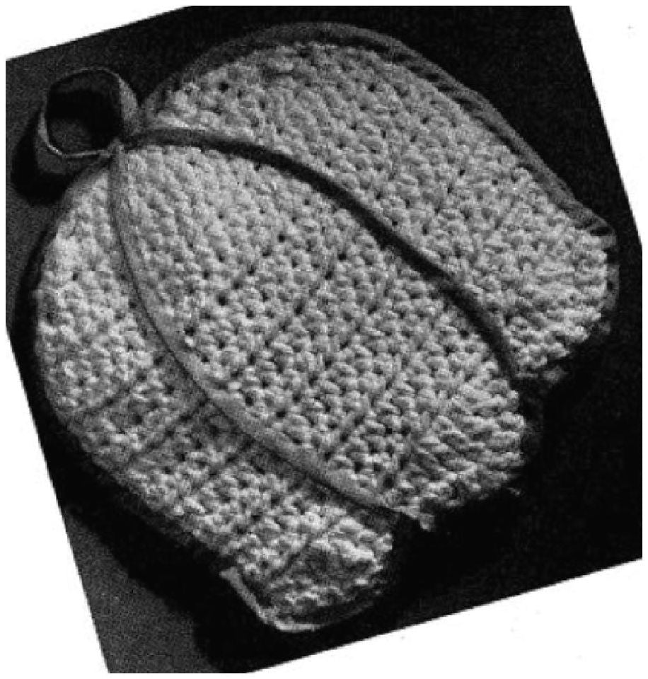 PATTERN #1051 TULIP POT HOLDER VINTAGE CROCHET