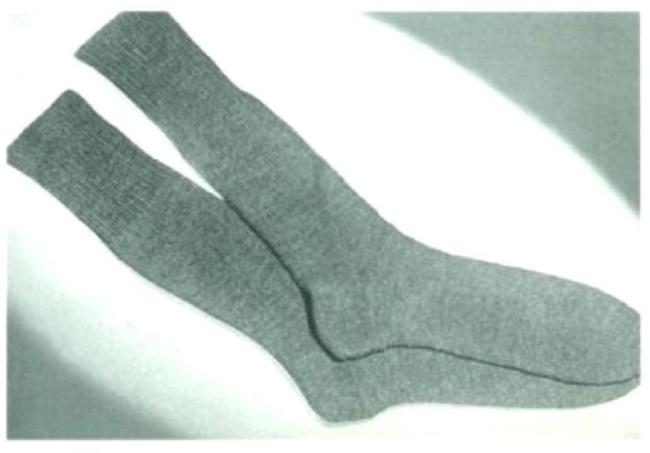 PATTERN #1076 MERCER SOCKS VINTAGE KNITTING