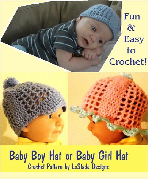 Baby Boy Hat, Baby Girl Hat Crochet Pattern
