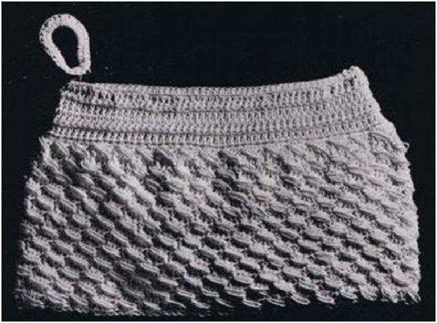 PATTERN #1276 WHIP POUCH VINTAGE KNITTING