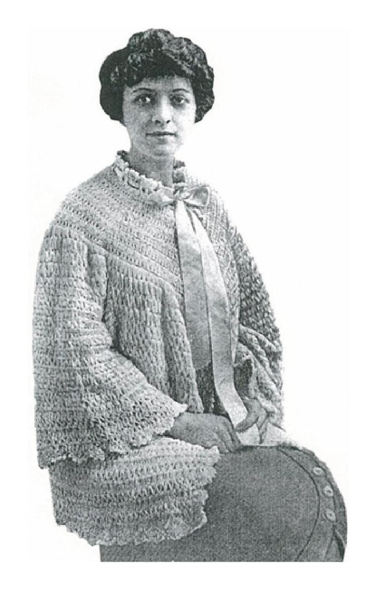 PATTERN #1278 DUCHESS KIMONO VINTAGE CROCHET