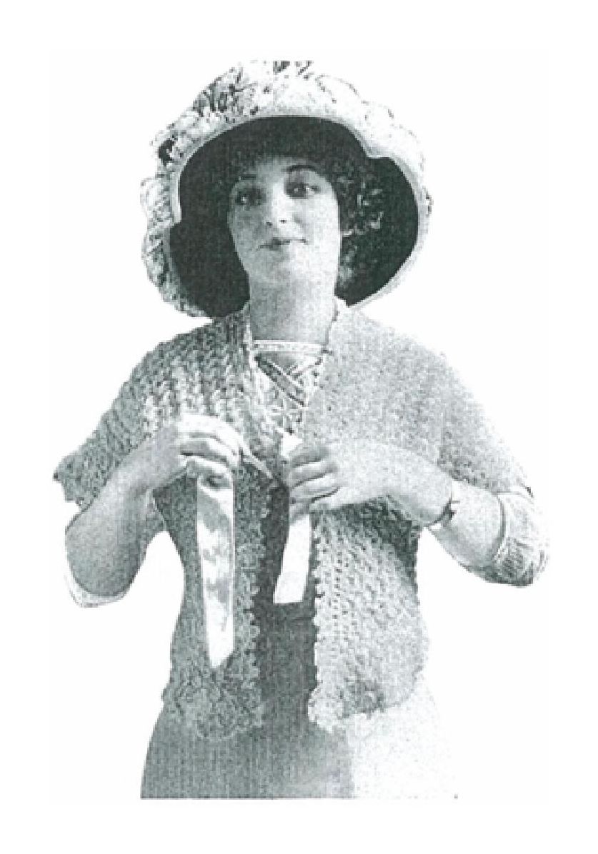PATTERN #1280 ARDMORE JACKET VINTAGE CROCHET