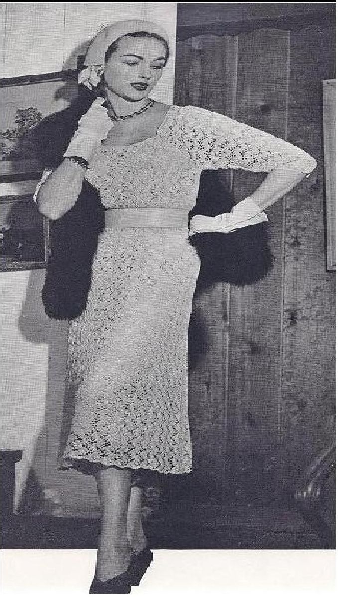 PATTERN #1282 AVA VINTAGE KNITTING
