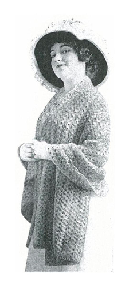 PATTERN #1285 PASADENA SCARF VINTAGE CROCHET