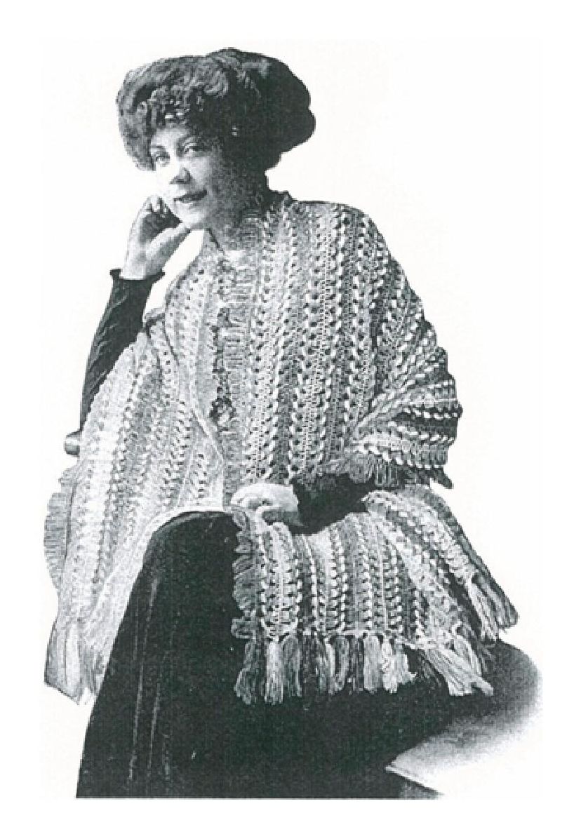 PATTERN #1287 MALTESE LACE SCARF VINTAGE CROCHET