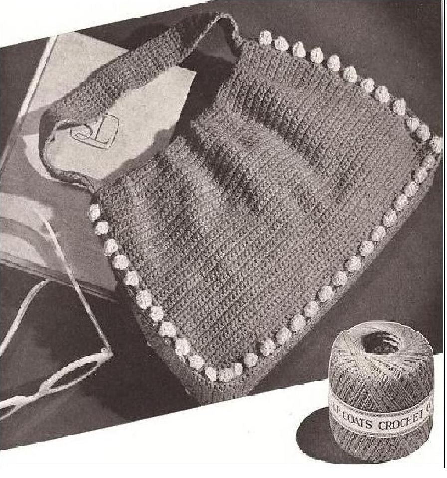 PATTERN #1369 TOWN AND COUNTRY VINTAGE CROCHET