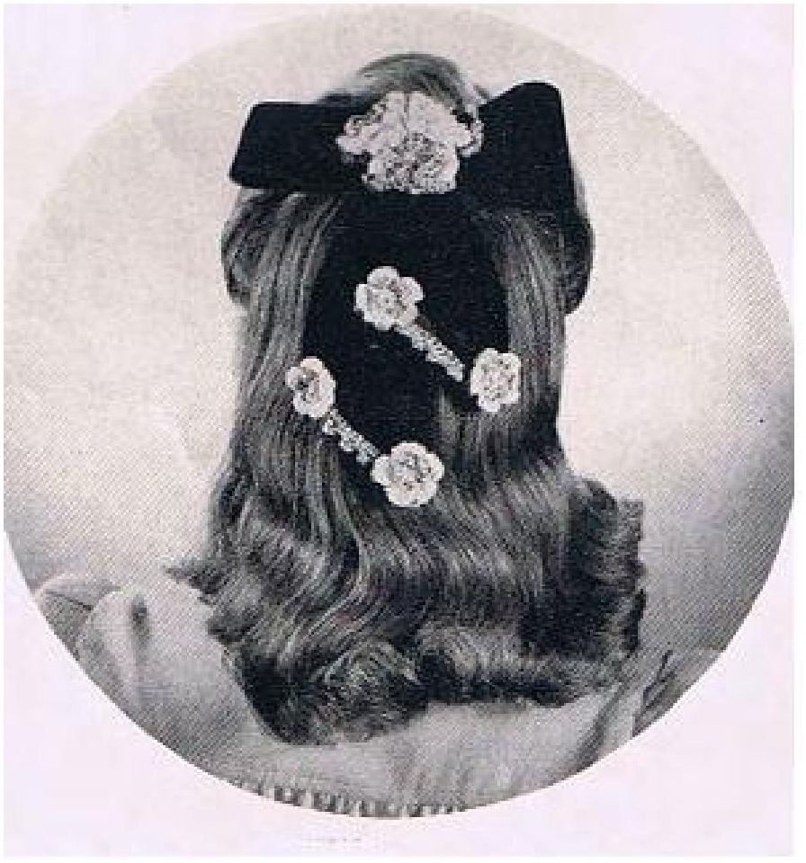 PATTERN #1371 BOW AND FLOWER HAIR - DO VINTAGE CROCHET