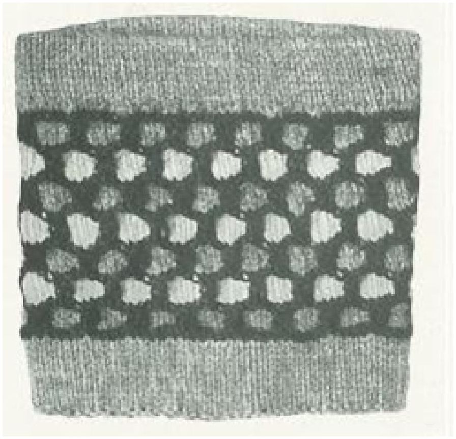 PATTERN #1375 THE CASSIDY STOCKING TOP VINTAGE KNITTING