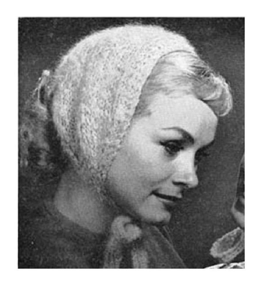 PATTERN #1380 HATBAND VINTAGE KNITTING