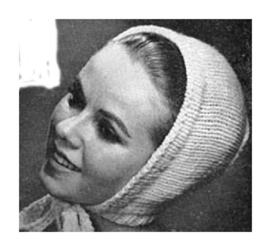 PATTERN #1383 CAP VINTAGE KNITTING