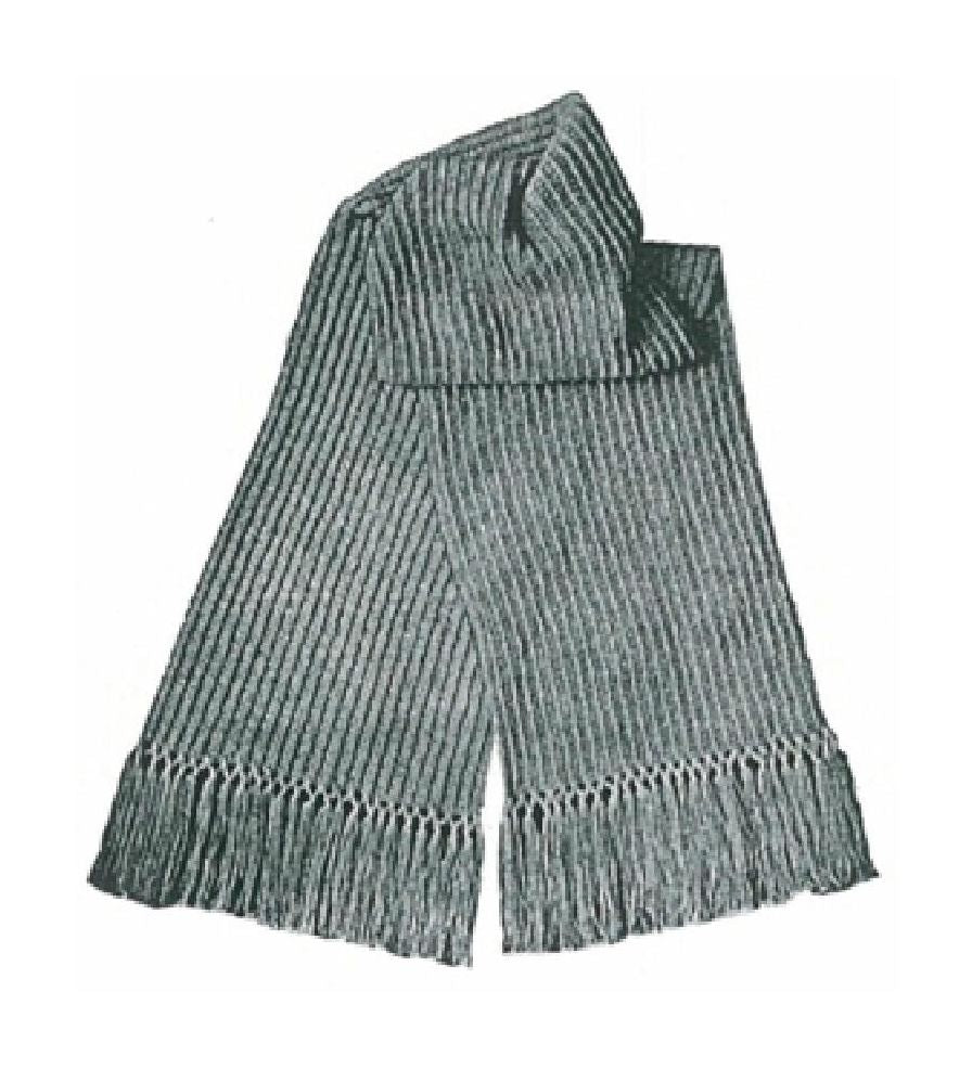PATTERN #1386 CLASSIC SCARF VINTAGE KNITTING