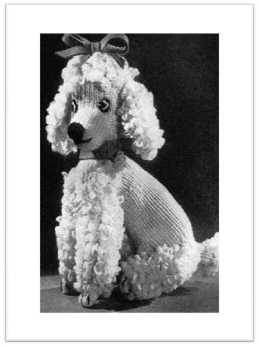 PATTERN #1769 POPPET THE POODLE VINTAGE KNITTING
