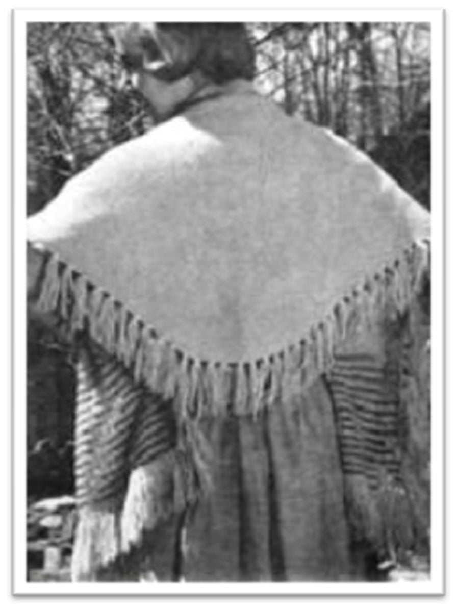 PATTERN #1772 CAPE STOLE VINTAGE KNITTING