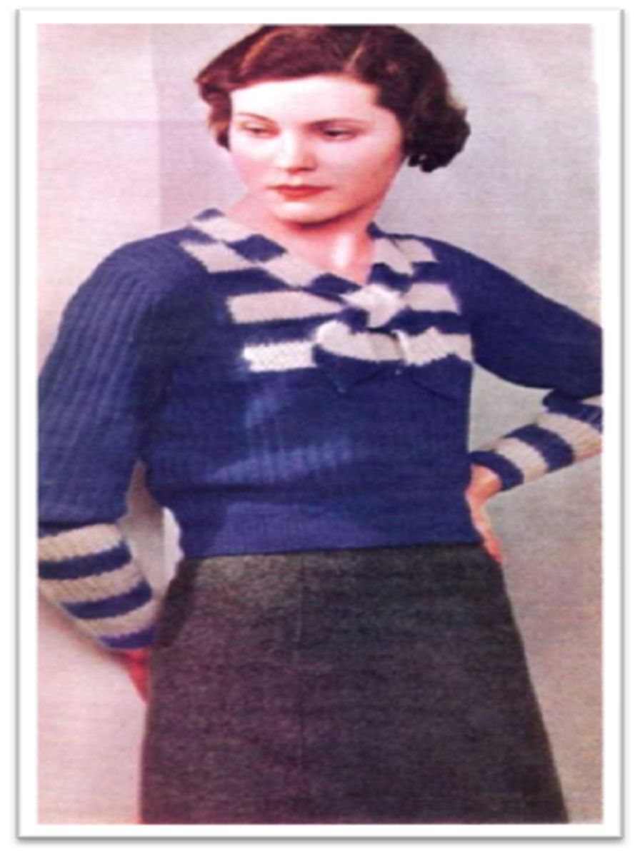 PATTERN #1775 STELLA VINTAGE KNITTING
