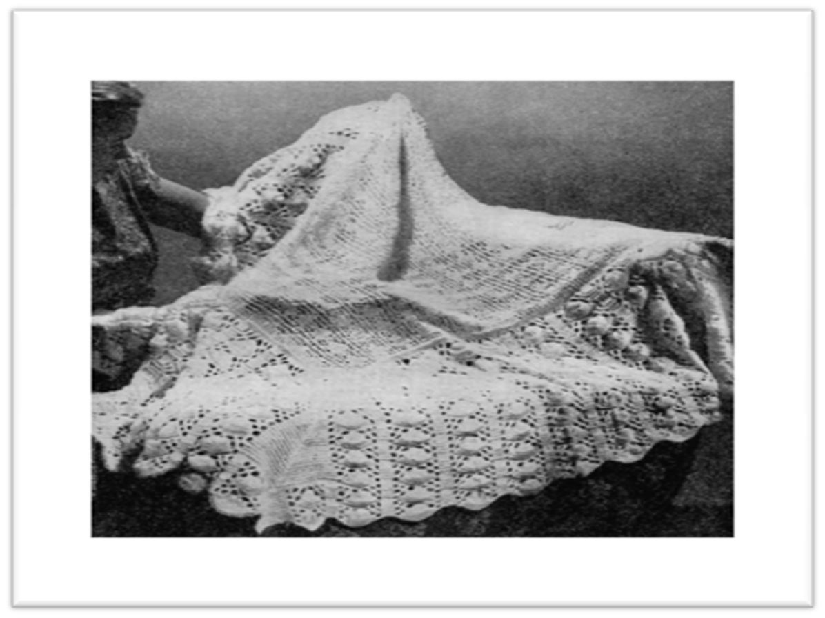 PATTERN #1776 LACE VINTAGE KNITTING