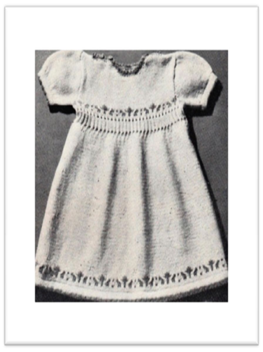 PATTERN #1781 ANN DRESS VINTAGE KNITTING