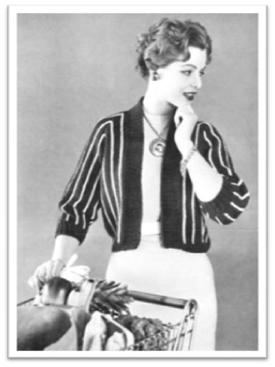 PATTERN #1784 CINDY VINTAGE KNITTING