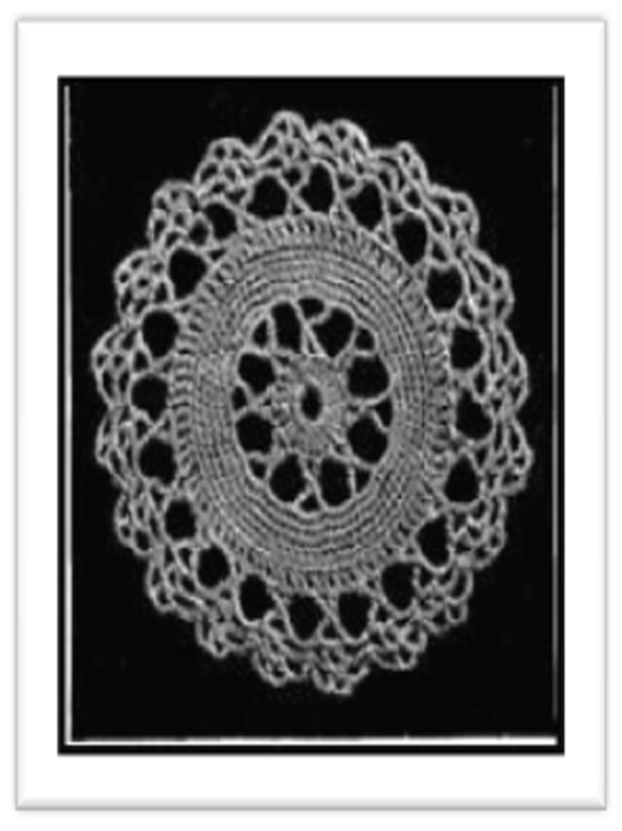 PATTERN #1789 STAR WHEEL VINTAGE CROCHET