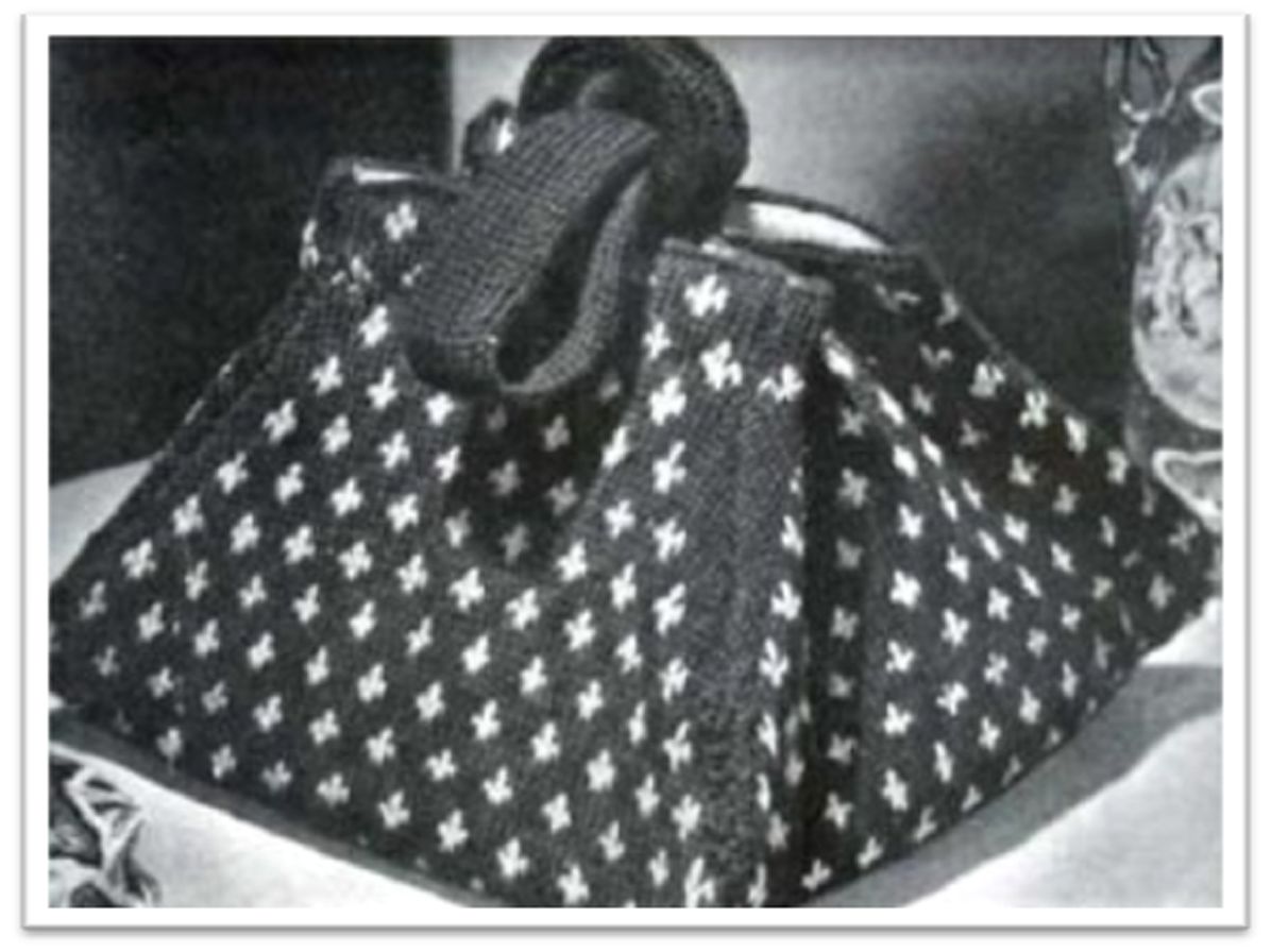 PATTERN #1790 PURSE PATTERN VINTAGE KNITTING