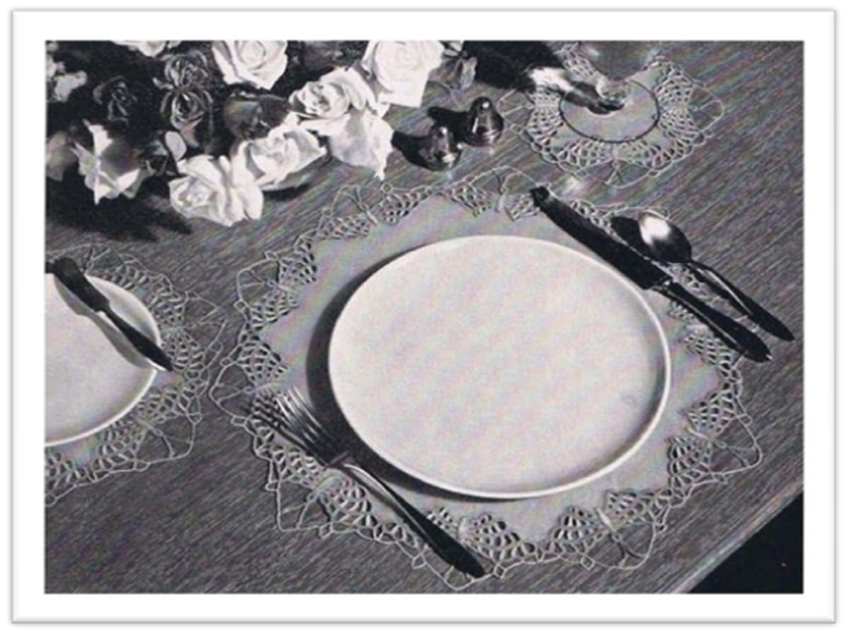 PATTERN #1793 SUMMER GARDEN VINTAGE CROCHET