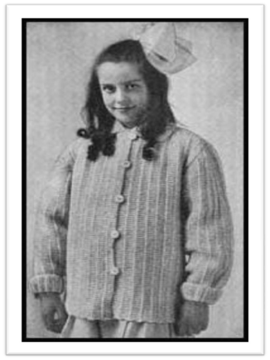 PATTERN #1796 SWEATER VINTAGE KNITTING