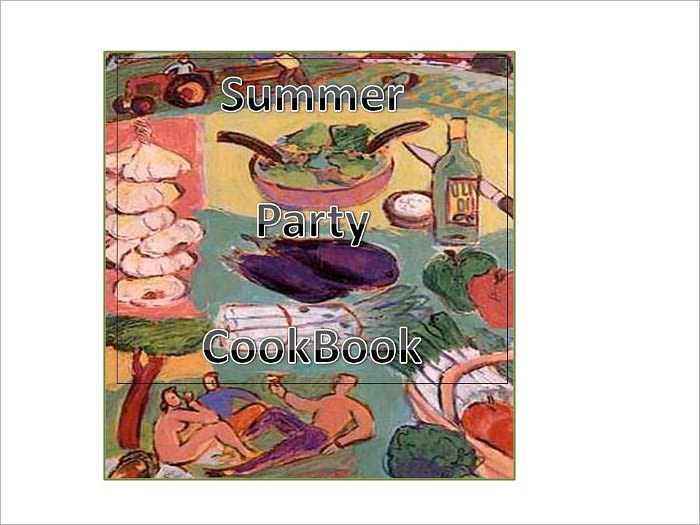 Summer Party Ideas Grilling CookBook