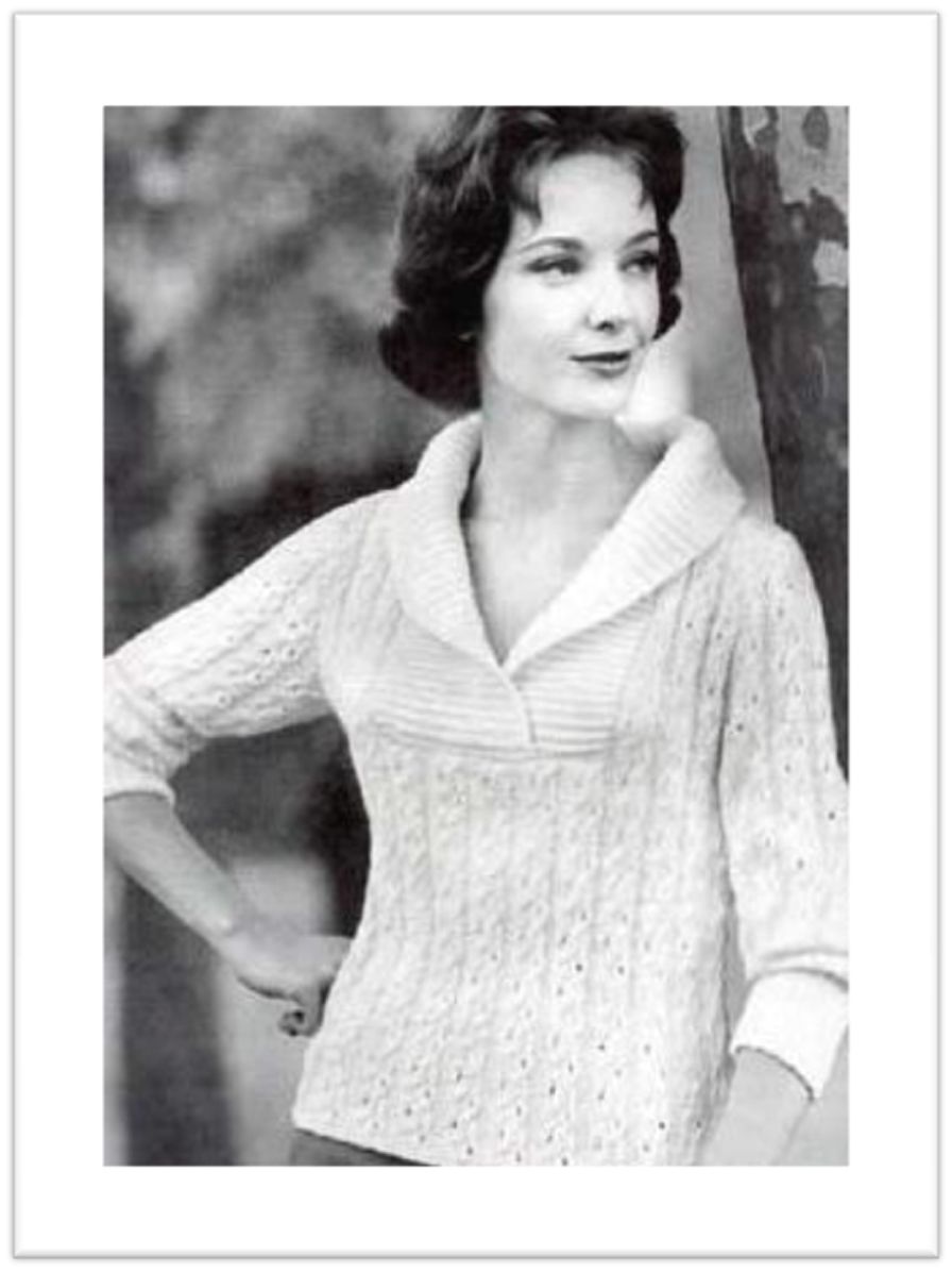 PATTERN #1826 ELIZABETH VINTAGE KNITTING